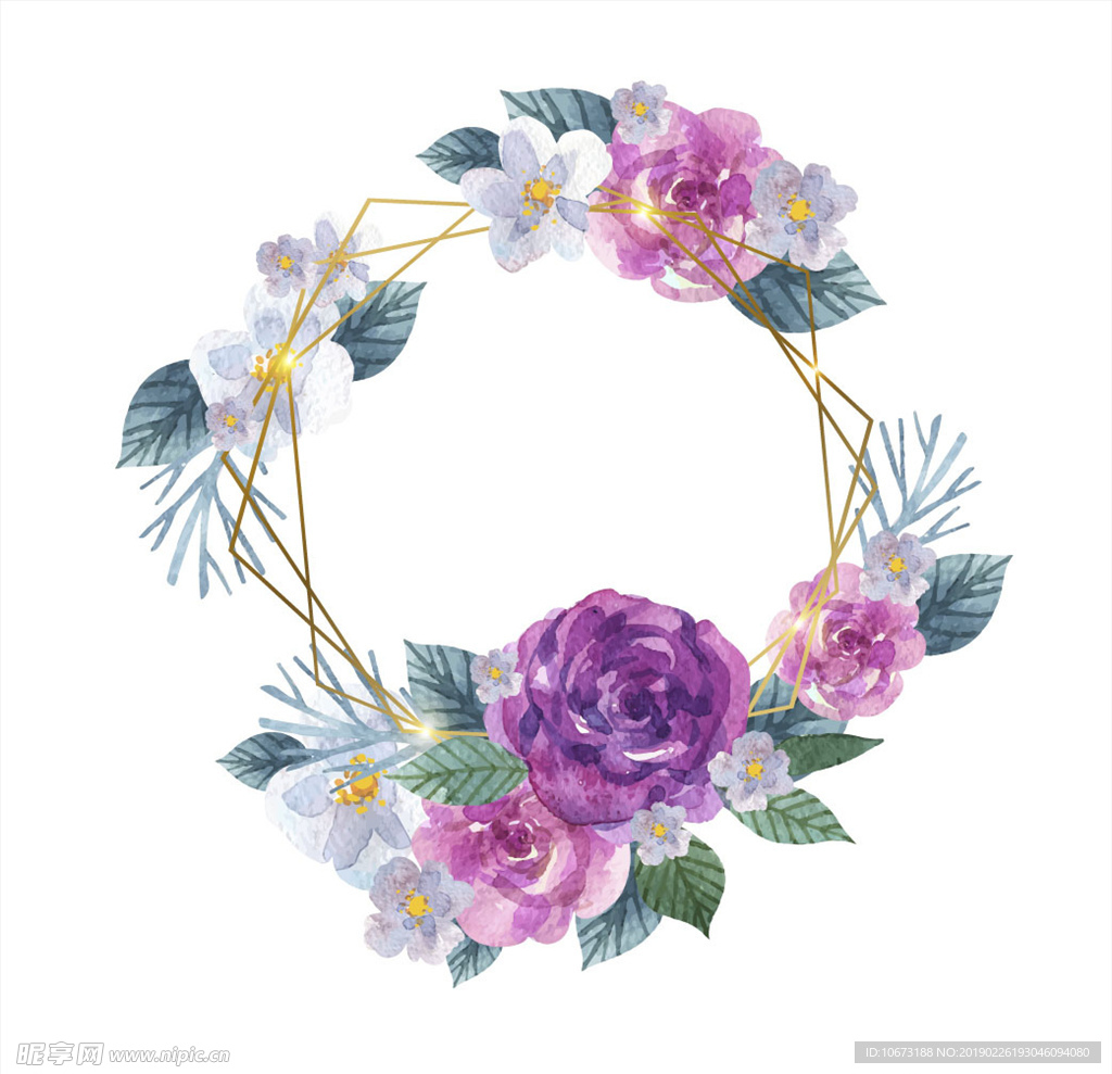 矢量玫瑰花