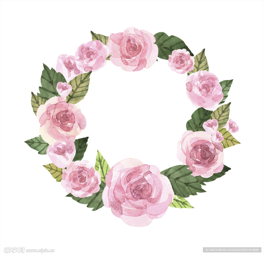 矢量玫瑰花