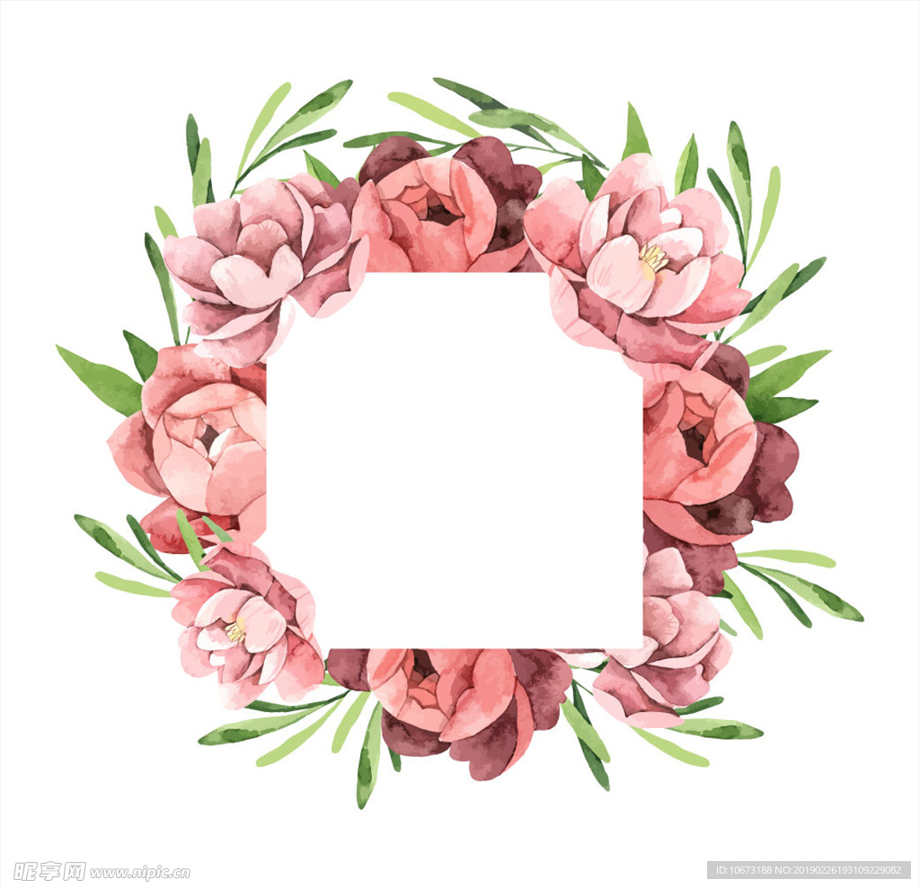 矢量玫瑰花