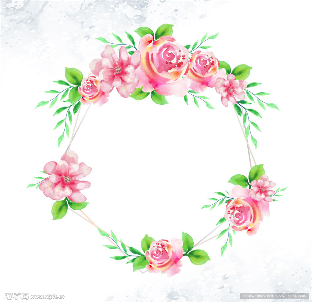 矢量玫瑰花
