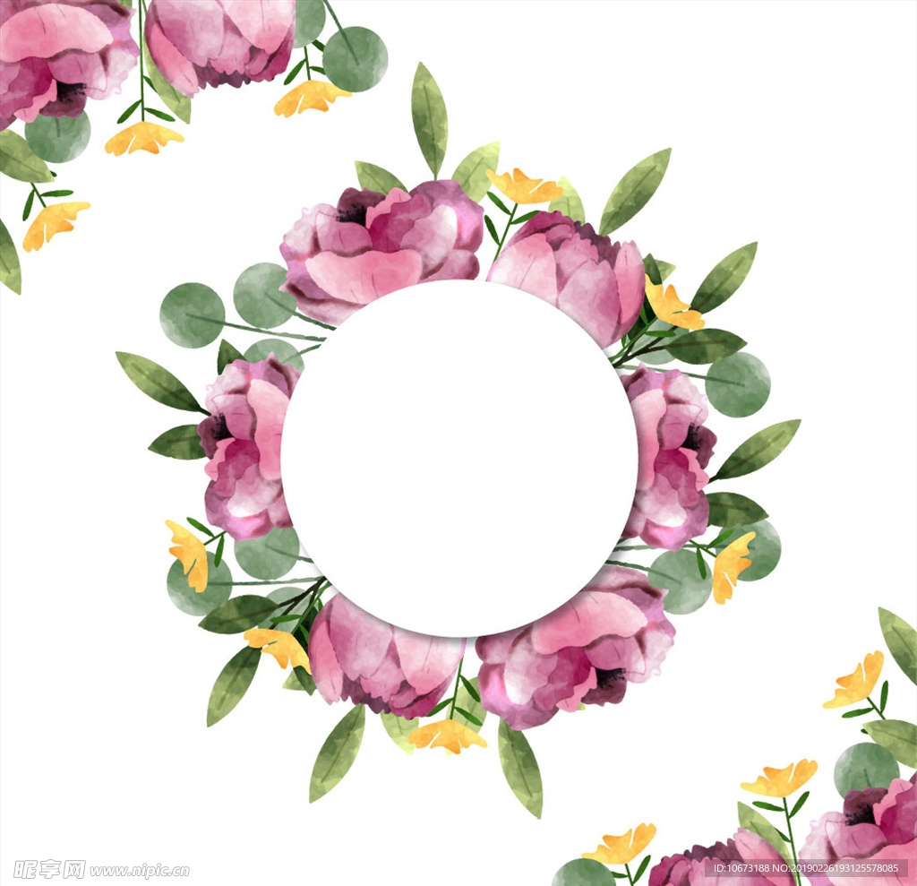 矢量玫瑰花