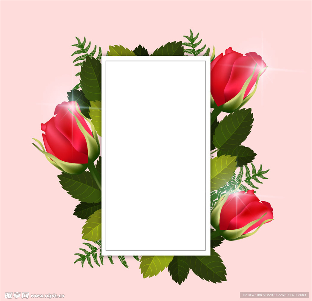 矢量玫瑰花