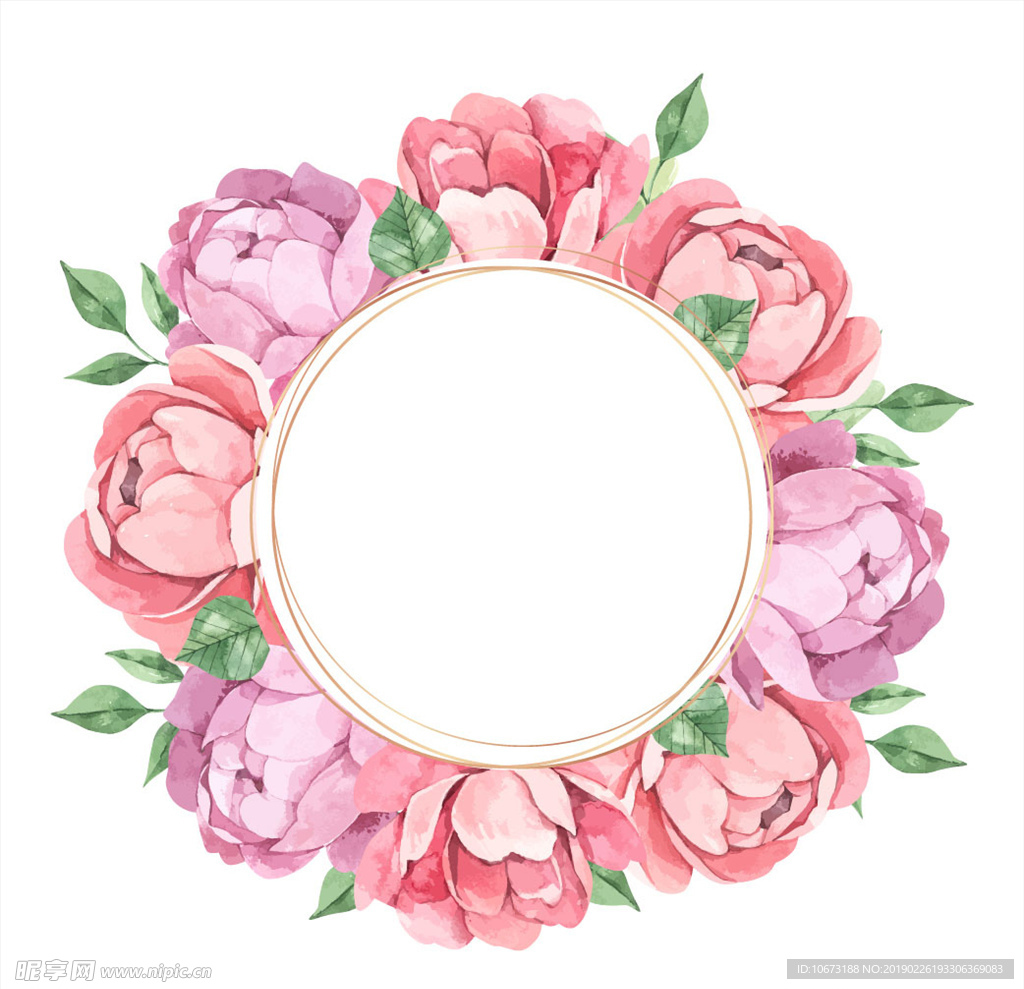 矢量玫瑰花