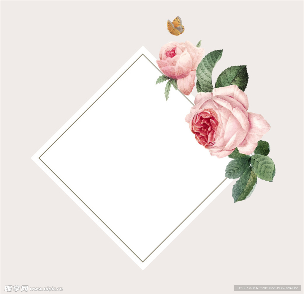 矢量玫瑰花
