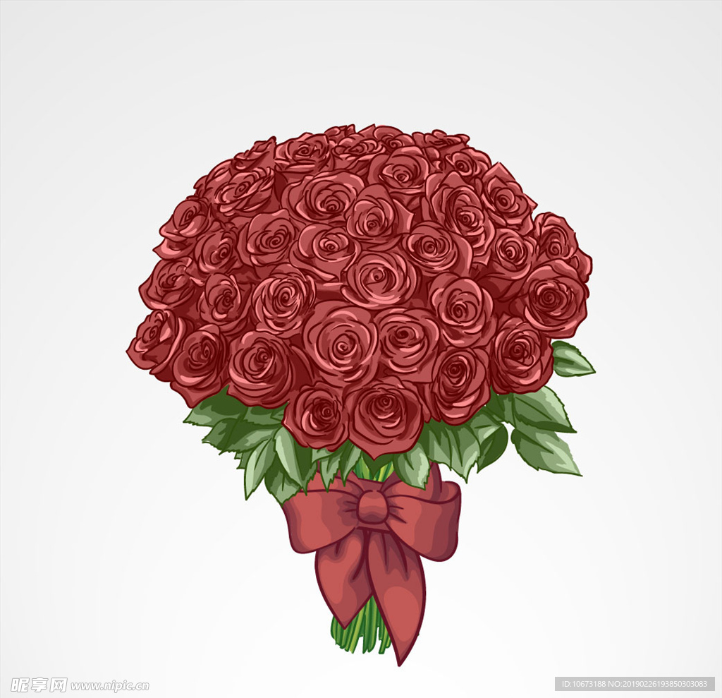 矢量玫瑰花