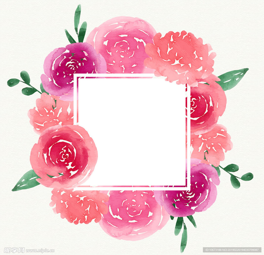 矢量玫瑰花