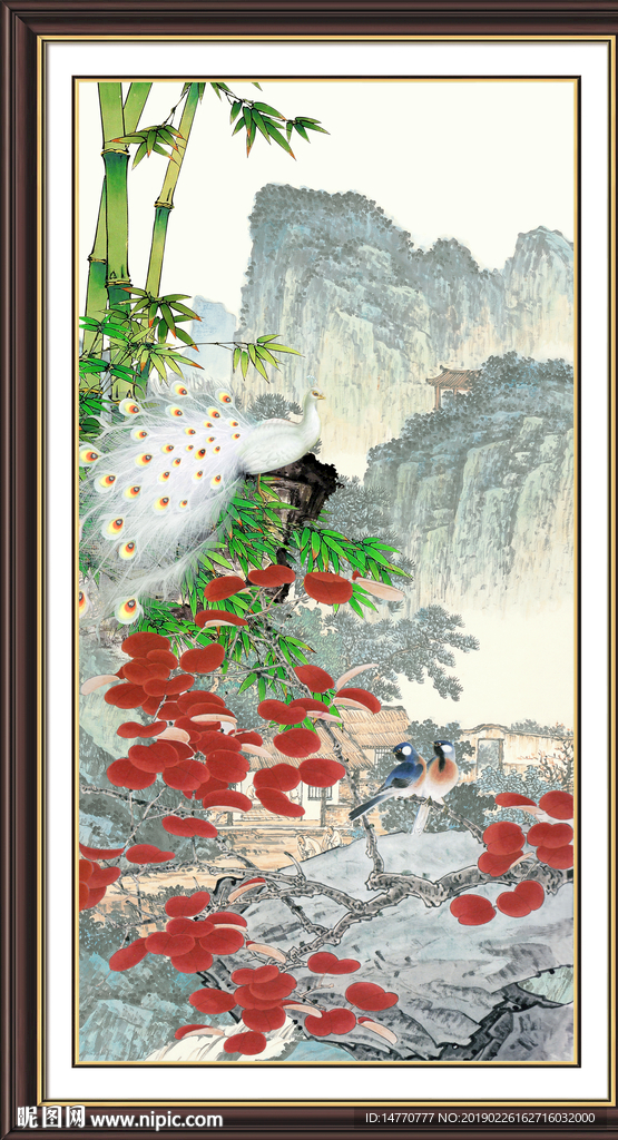 中国画竹子