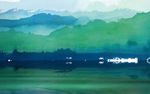 抽象山水