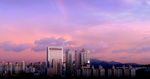 夕阳下的城市