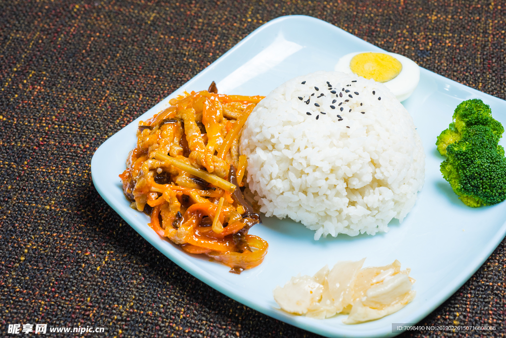 鱼香肉丝饭