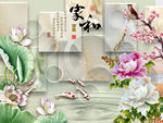 简约时尚背景墙