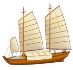 矢量 帆船