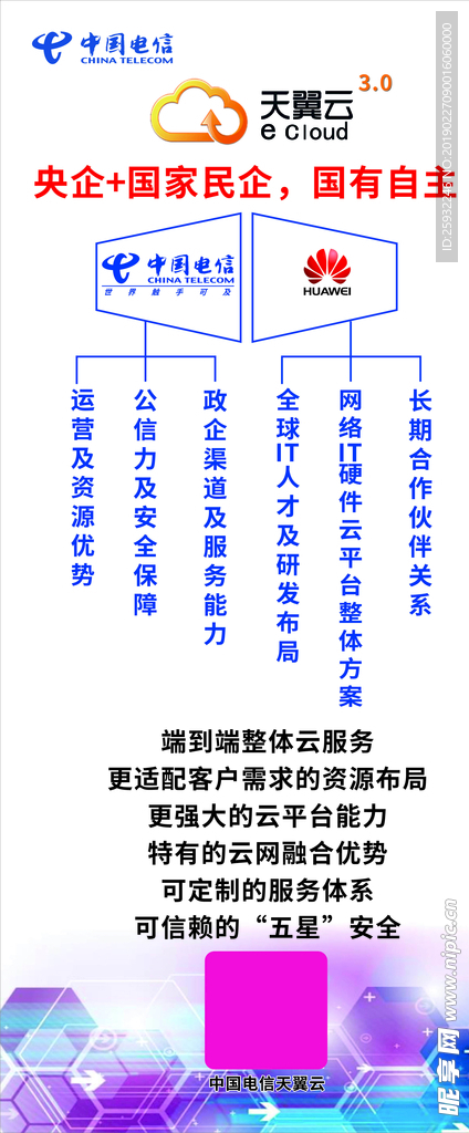 电信展架