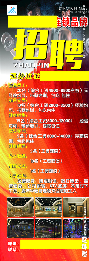 招聘 展架