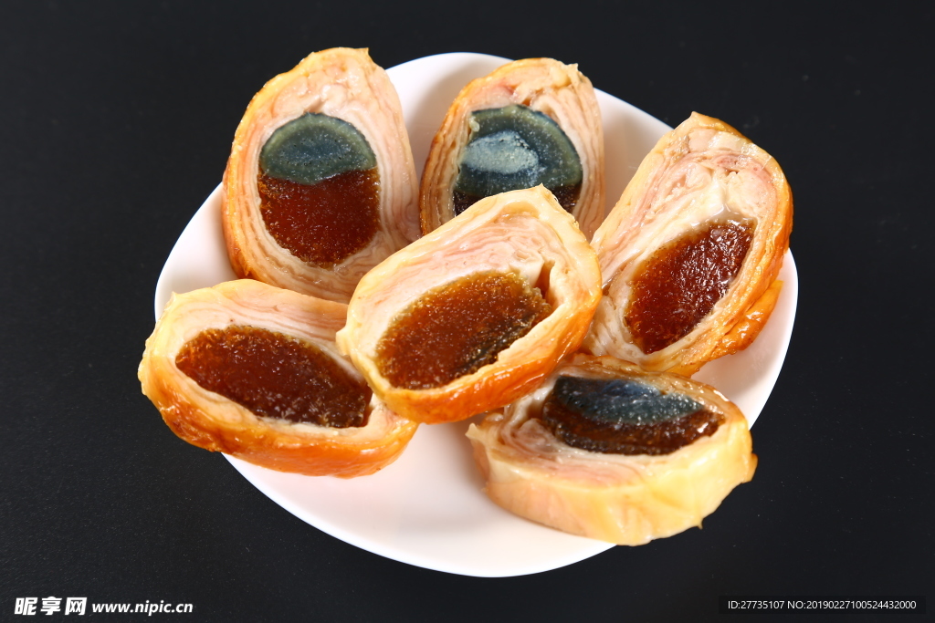 皮蛋卷 料理美食 美食拍摄