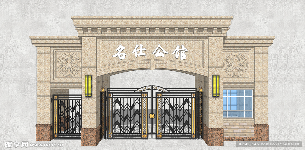 欧式大门