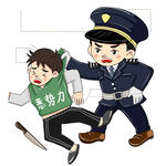 警察插画