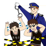 警察插画