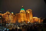 上海外滩夜景 老建筑