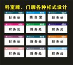 科室牌财务处之一