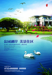 公园湖岸