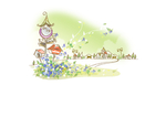 小清新卡通水彩插画图案
