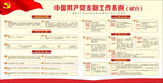 中国共产党支部工作条例试行