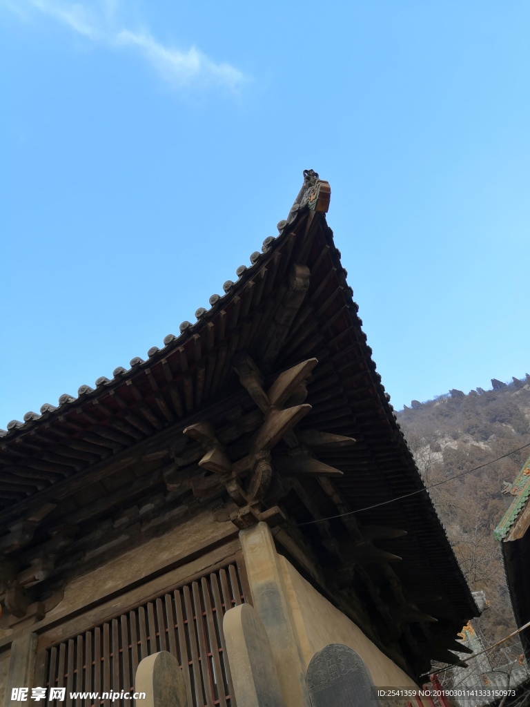 青莲寺 寺庙房檐