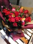 玫瑰郁金香花束