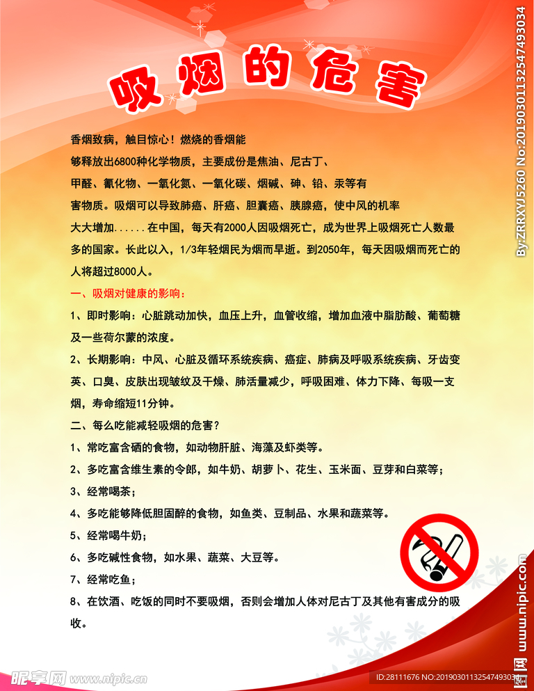 吸烟的危害