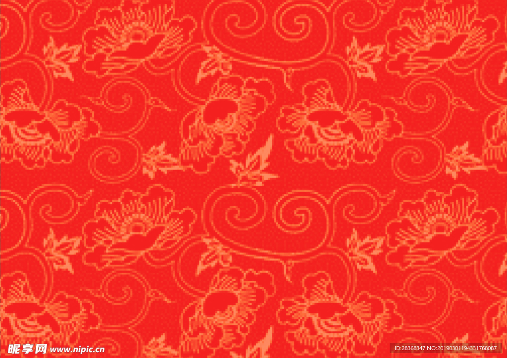 中式花纹 图案