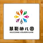幼儿园矢量标志班徽校徽设计