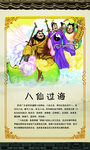 八仙过海展板