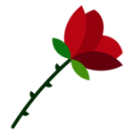 卡通玫瑰花图片