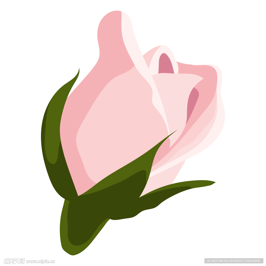 卡通玫瑰花