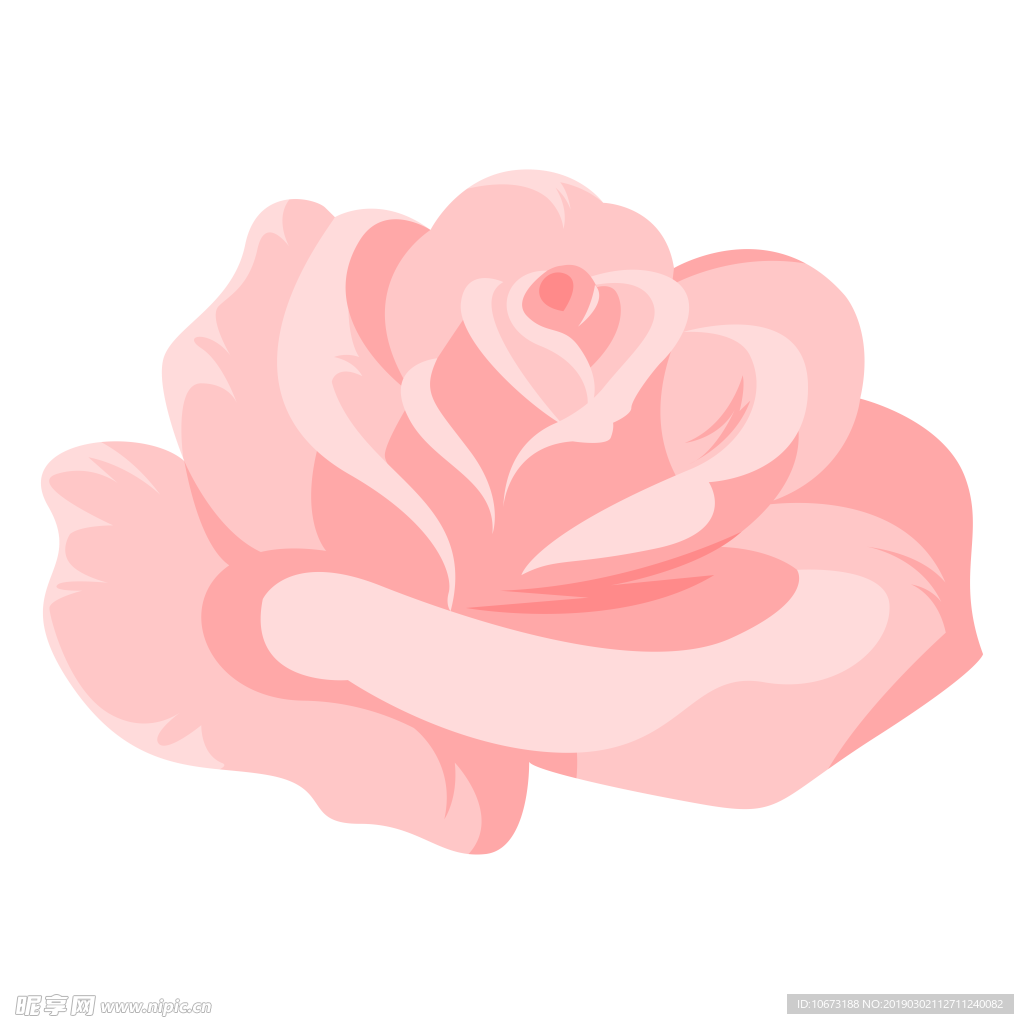 卡通玫瑰花
