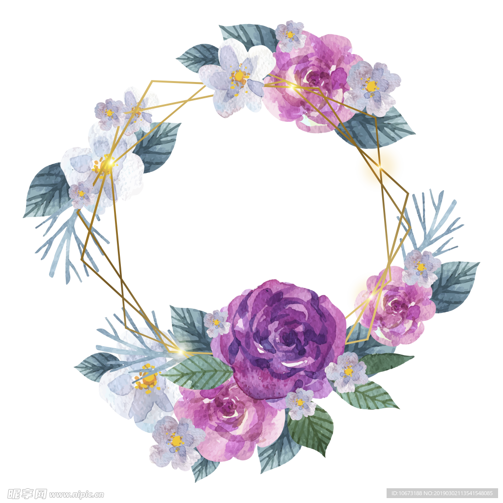 卡通玫瑰花