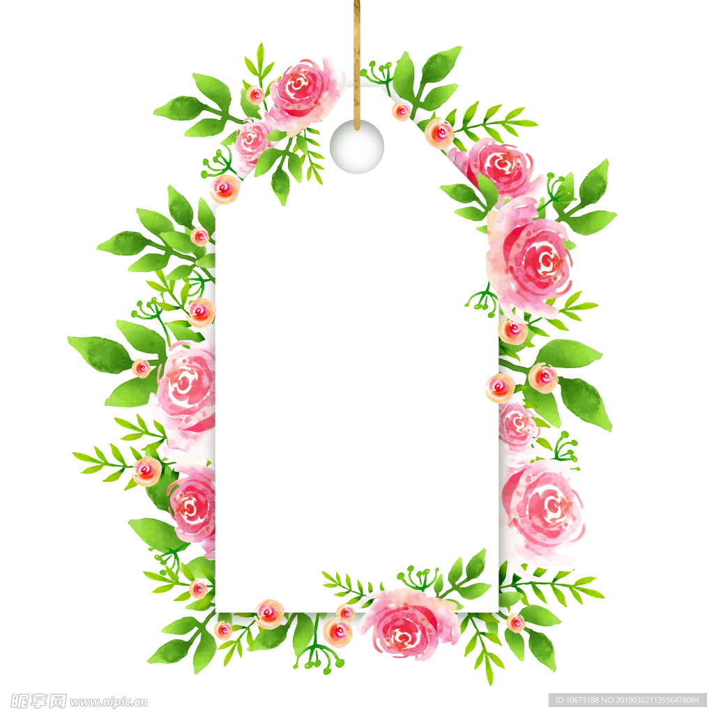 卡通玫瑰花