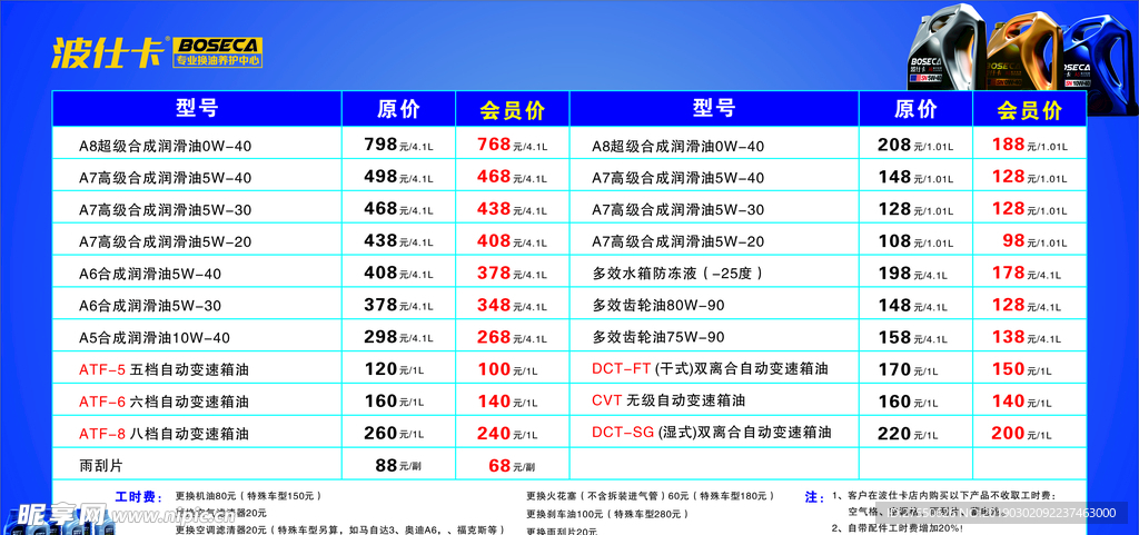 汽车价格表