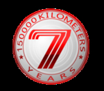 7年 15万 质保  标识