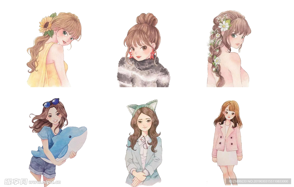 美女