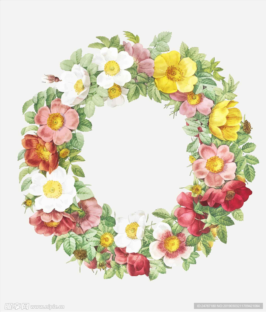 矢量鲜花