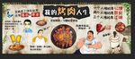 烧烤人生背景墙
