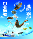海鲜海报
