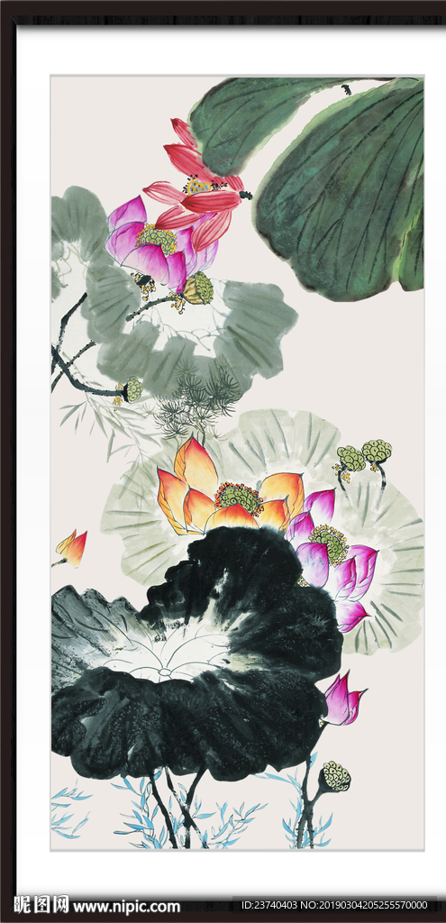 荷花 装饰画