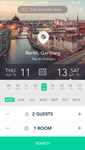 手机APP 绿色 地址 日历