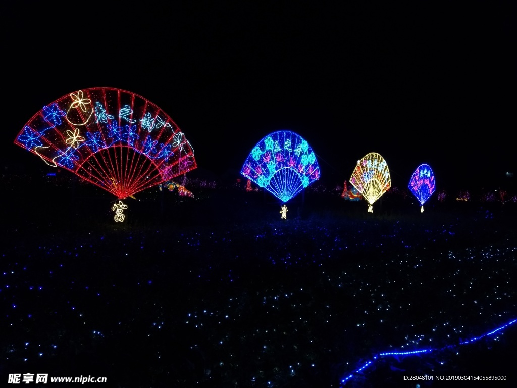 灯光节夜景