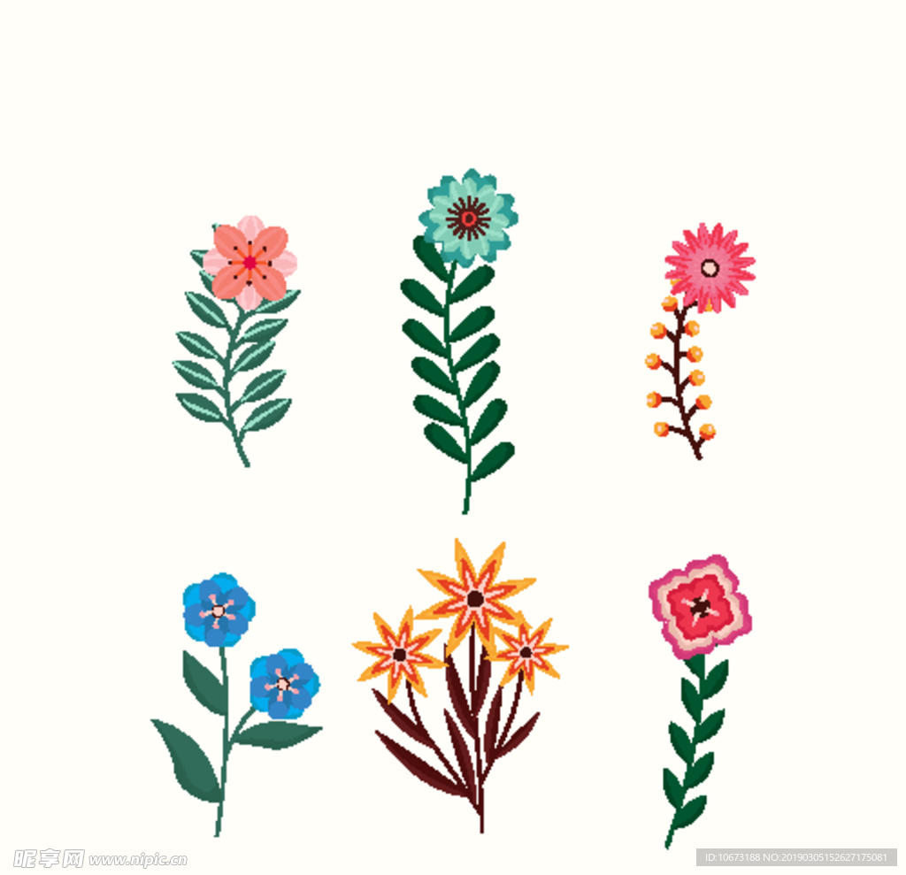 水彩植物