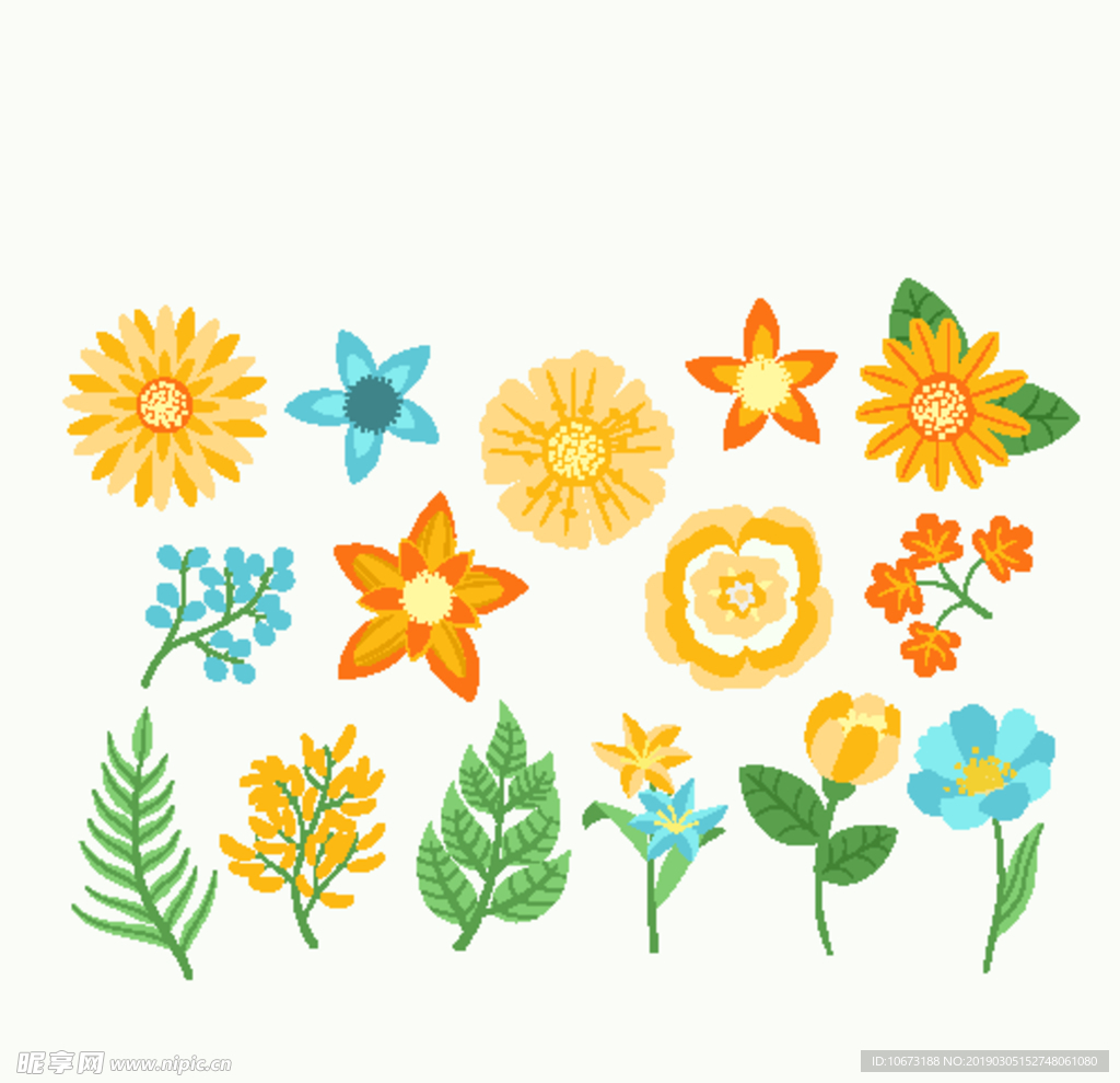 水彩植物