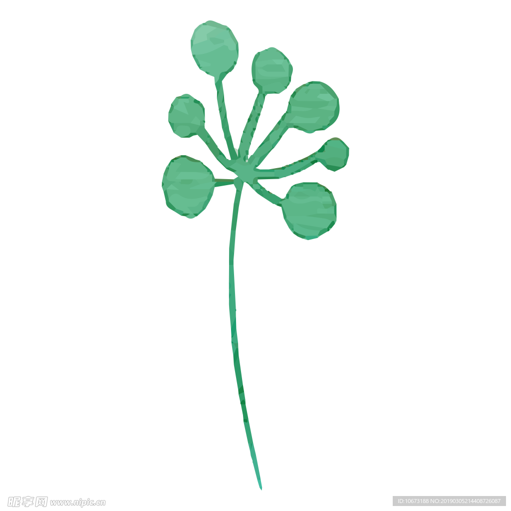 水彩植物图片